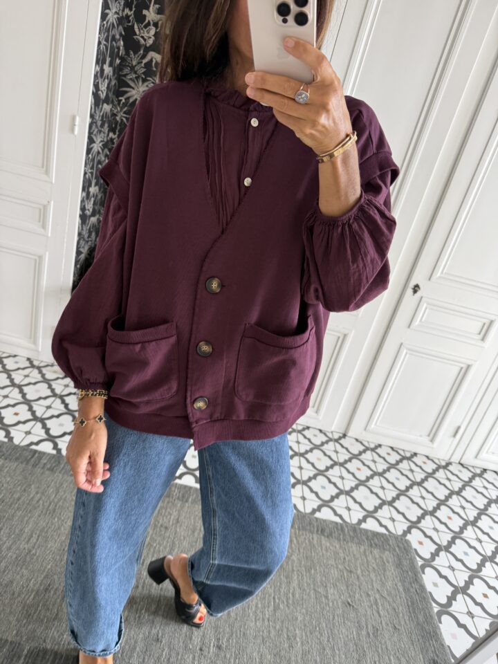chemise isa prune