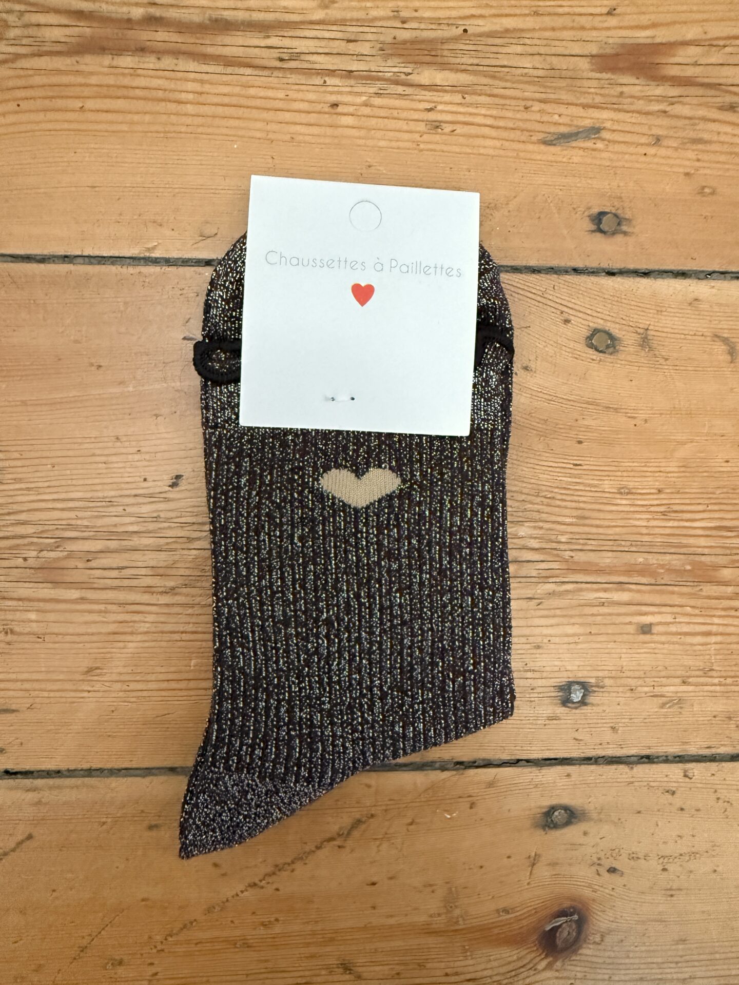 chaussettes paillettes léopard doré raleuse (copie)