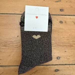 chaussettes paillettes léopard doré raleuse (copie)