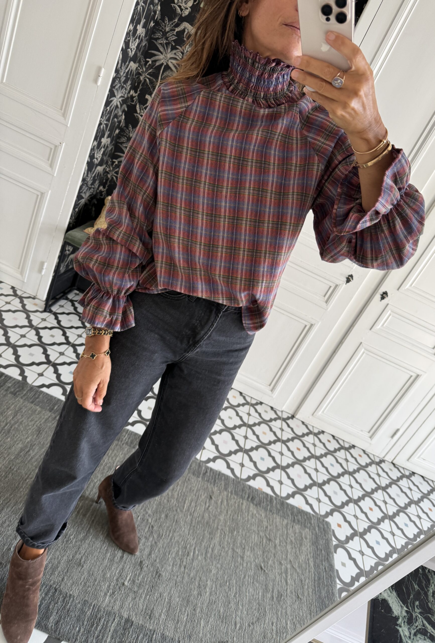 chemise isa prune
