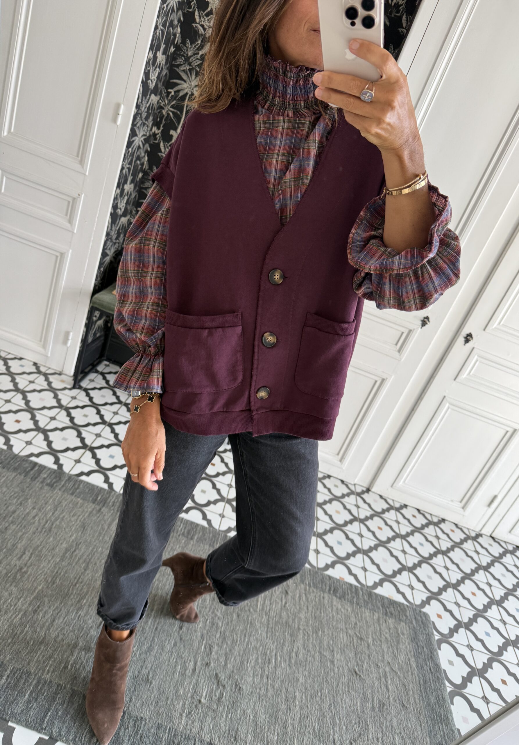 chemise isa prune