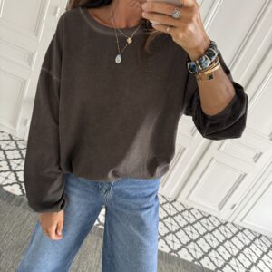 chemise isa chocolat