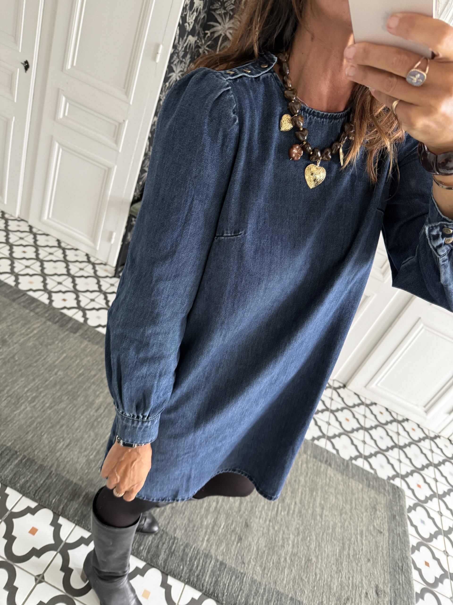veste judith courte cuir vegan noir (copie)