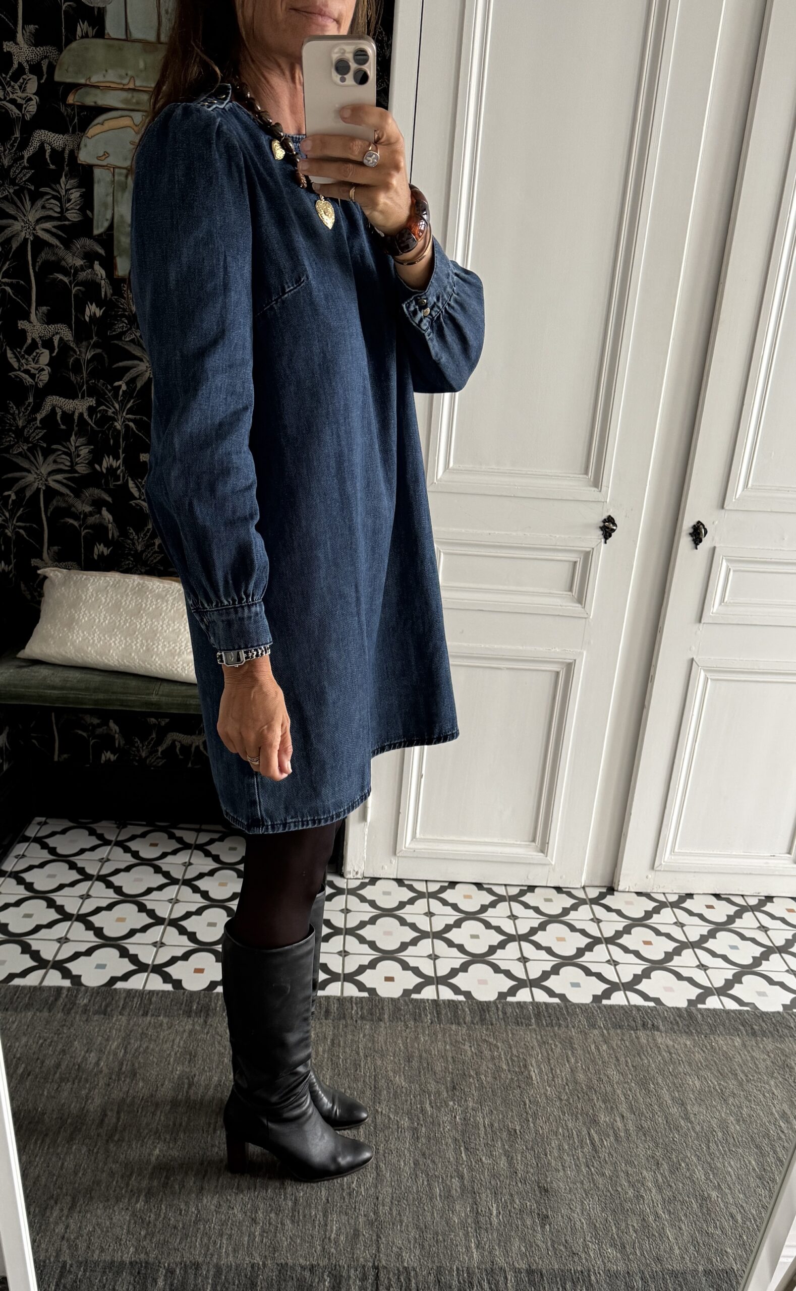 veste judith courte cuir vegan noir (copie)