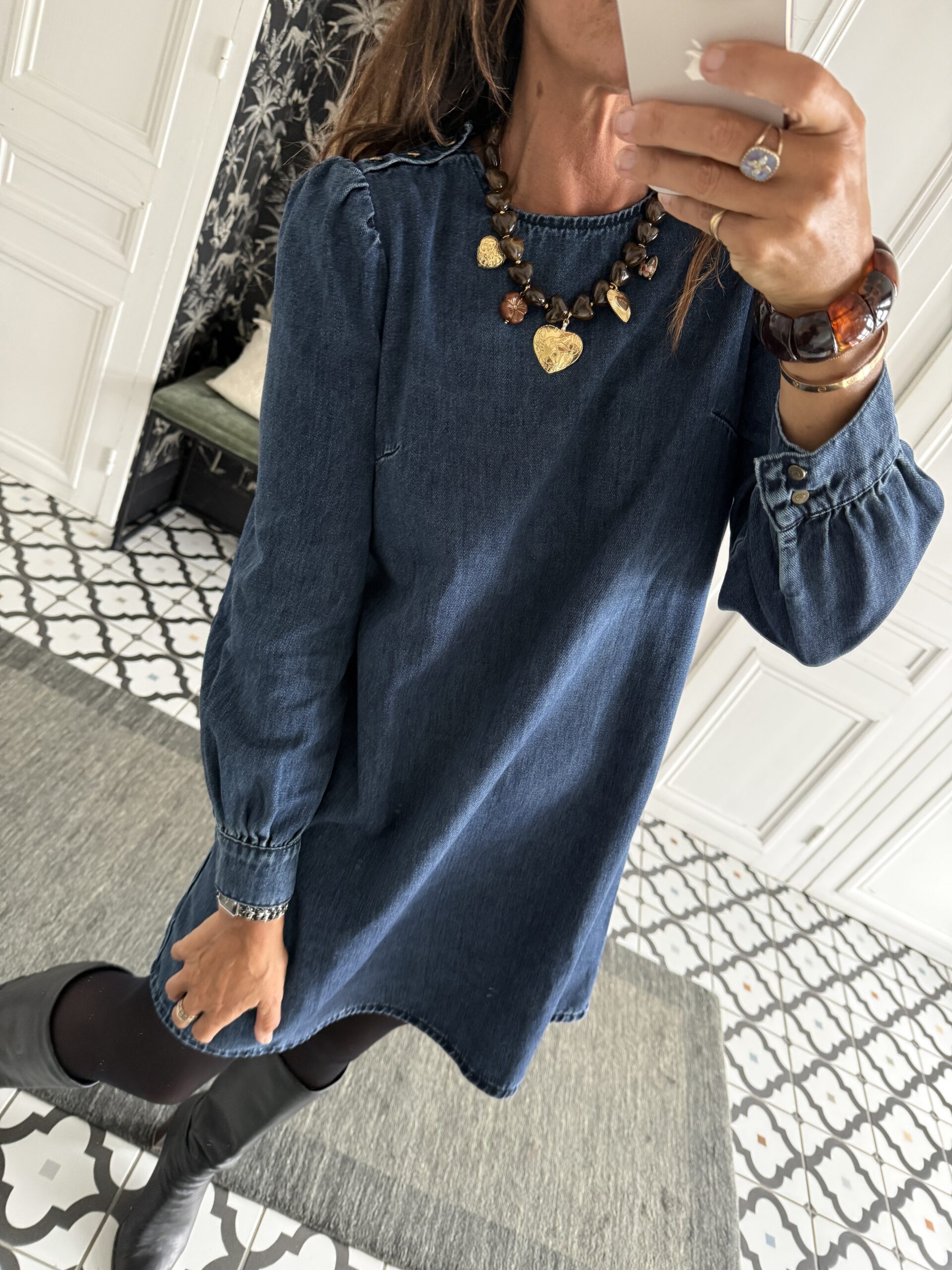 veste judith courte cuir vegan noir (copie)