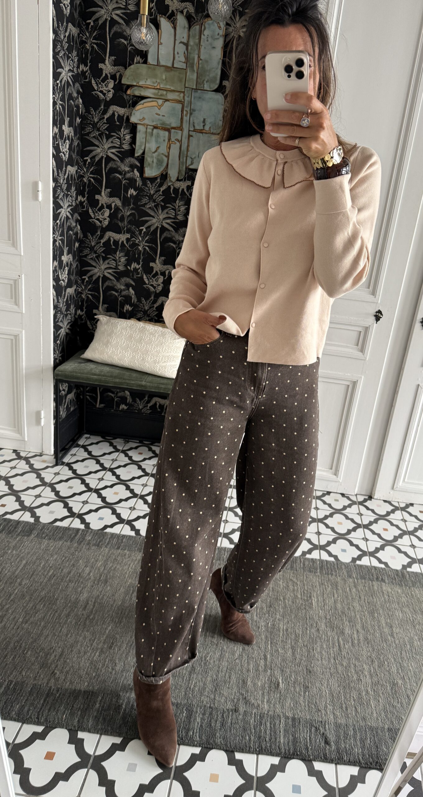 veste judith courte cuir vegan noir (copie)