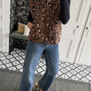 chemise jess col smocké bleu jeans