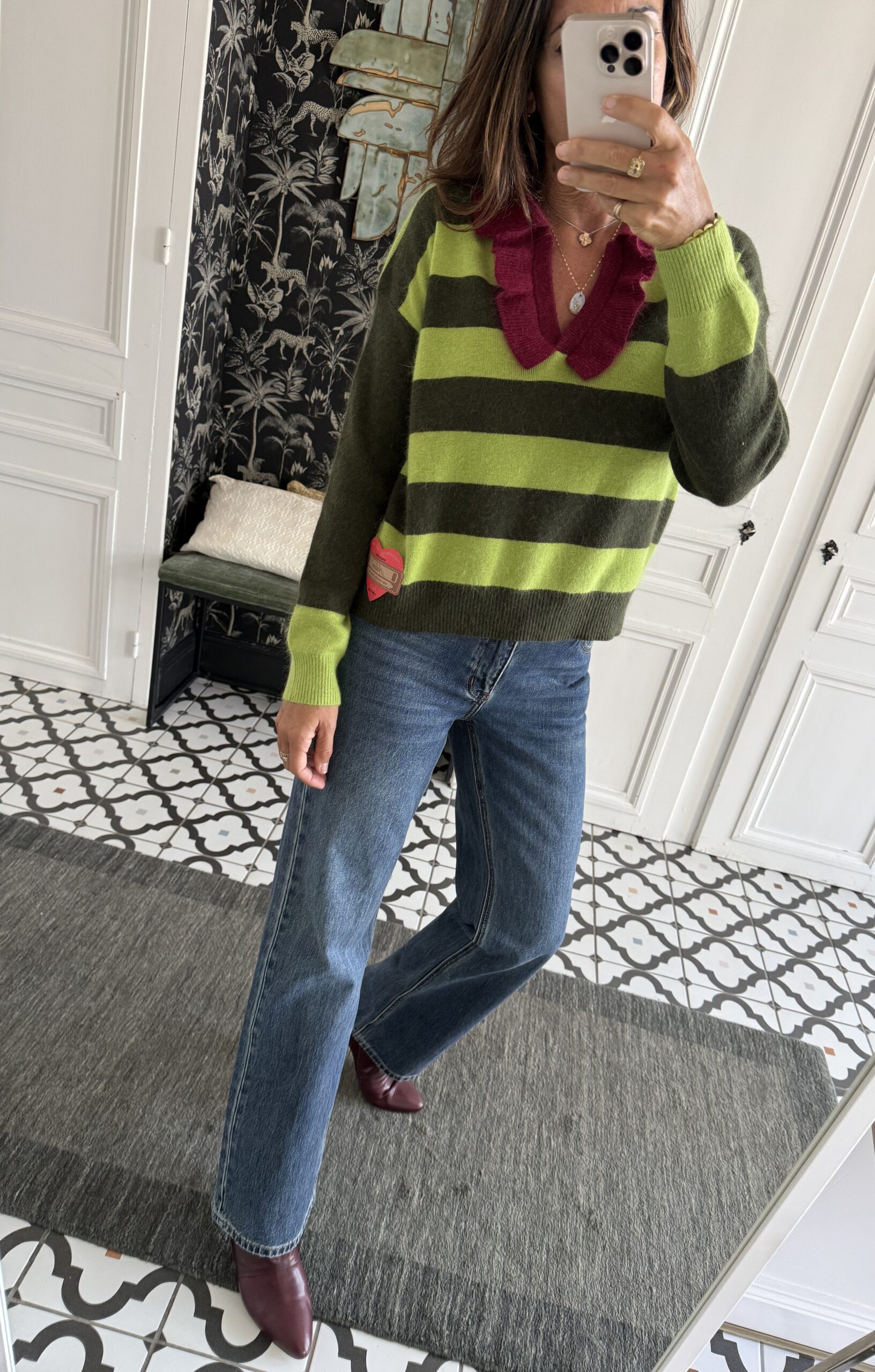 chemise alya carreaux jaune