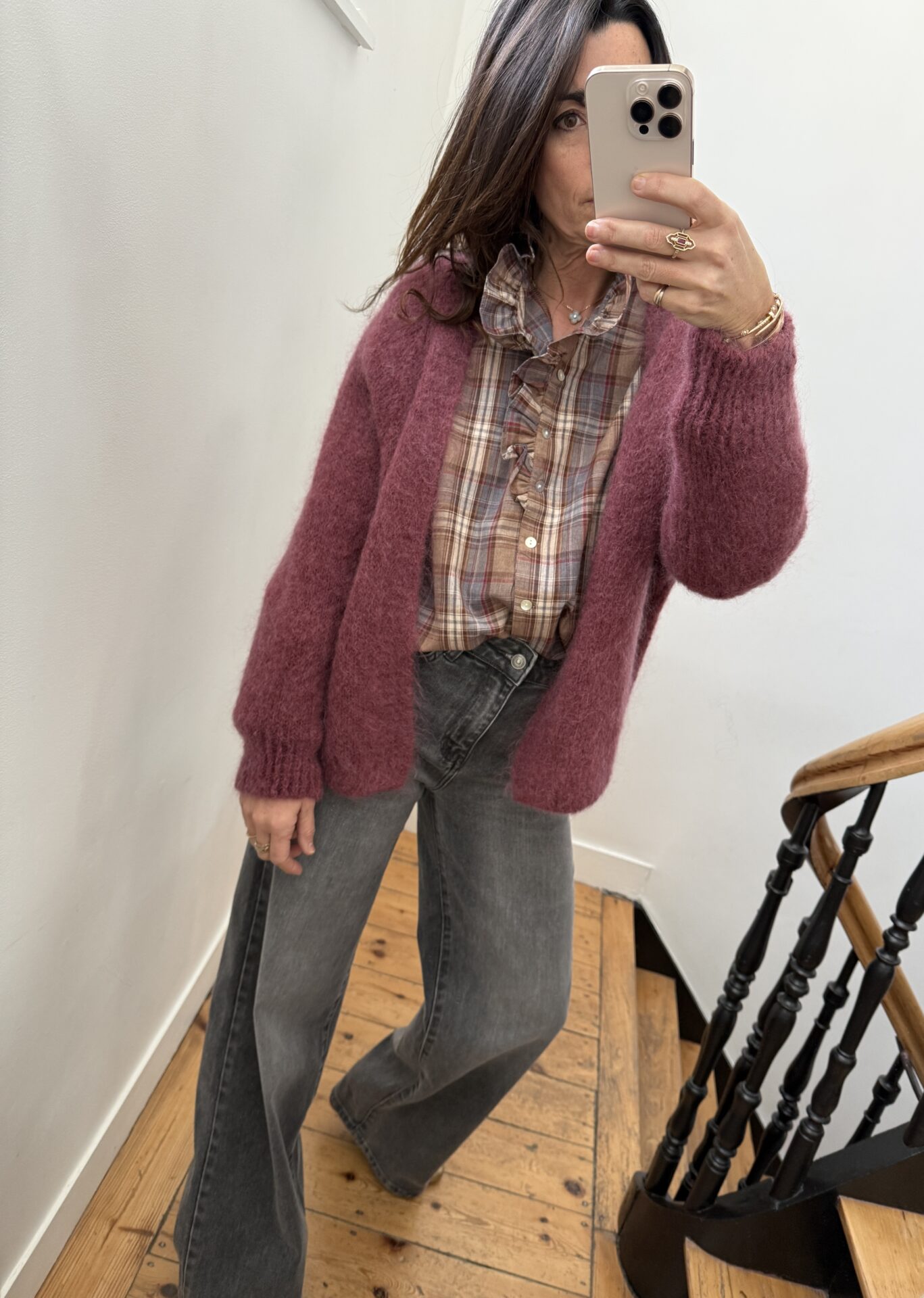 pull coralie kid mohair marine