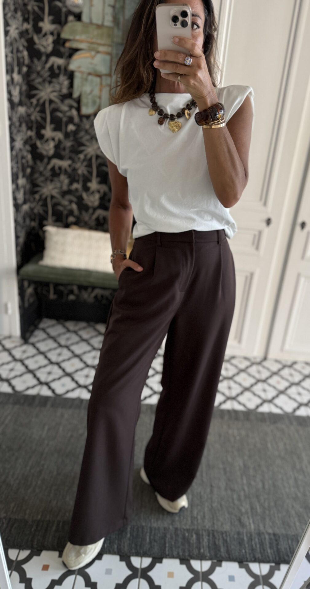 pantalon paul chocolat