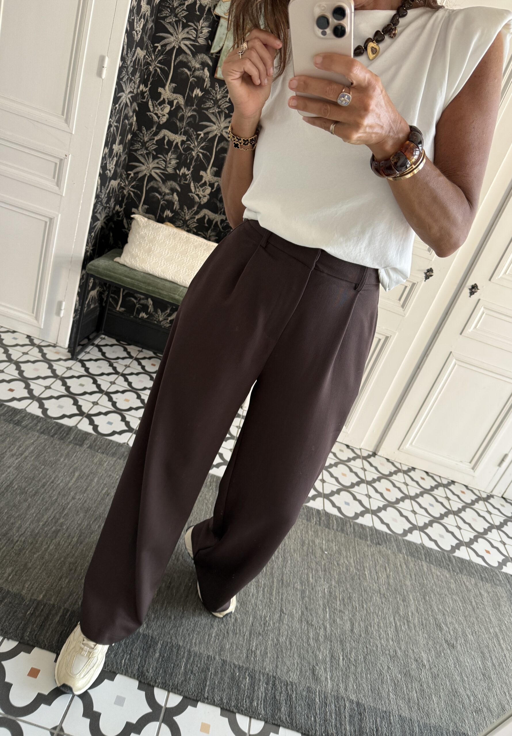 pantalon paul chocolat