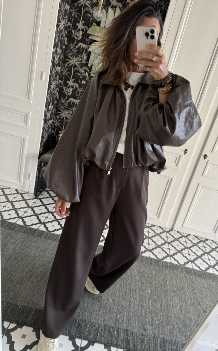 pantalon paul chocolat