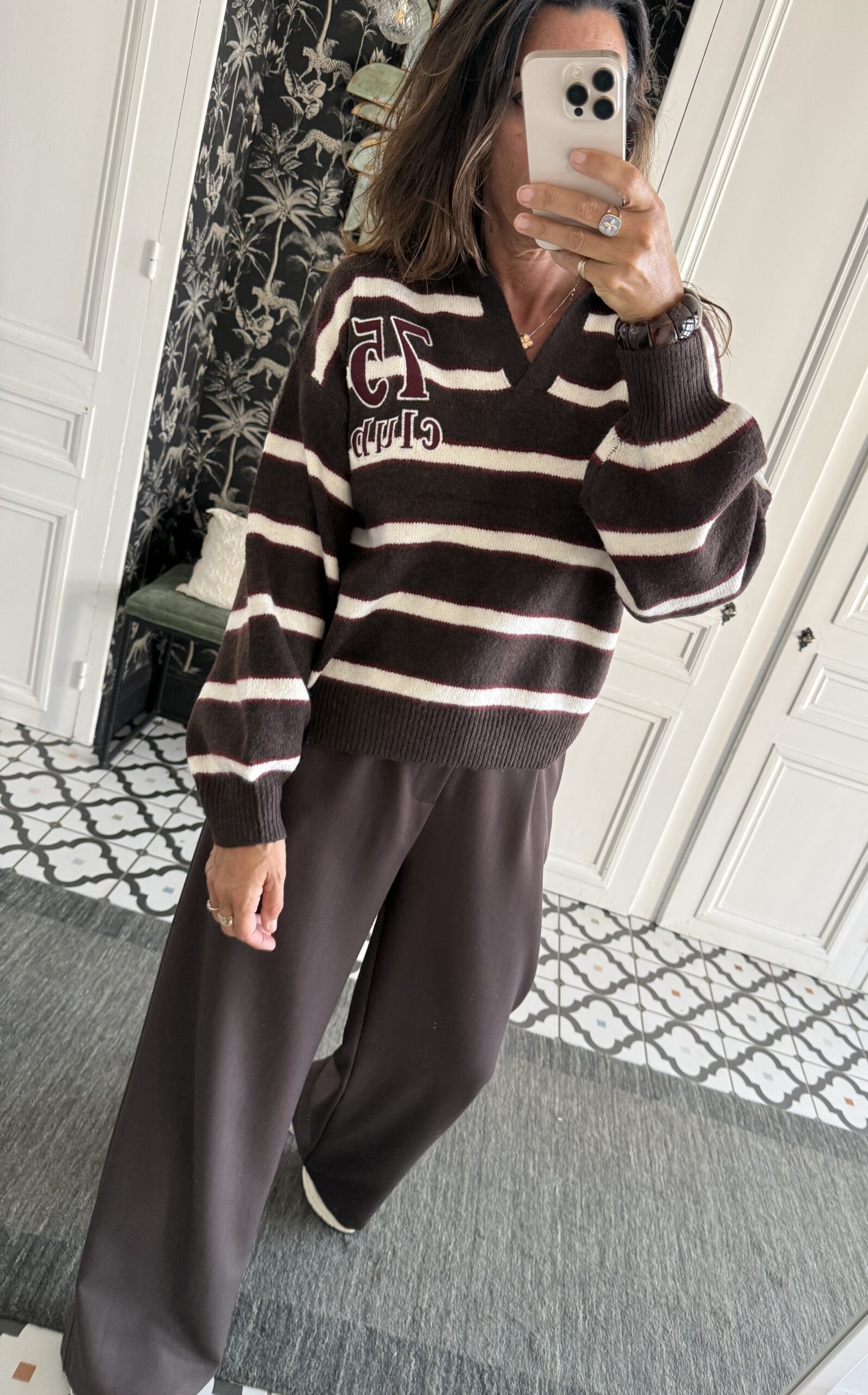 pantalon paul chocolat