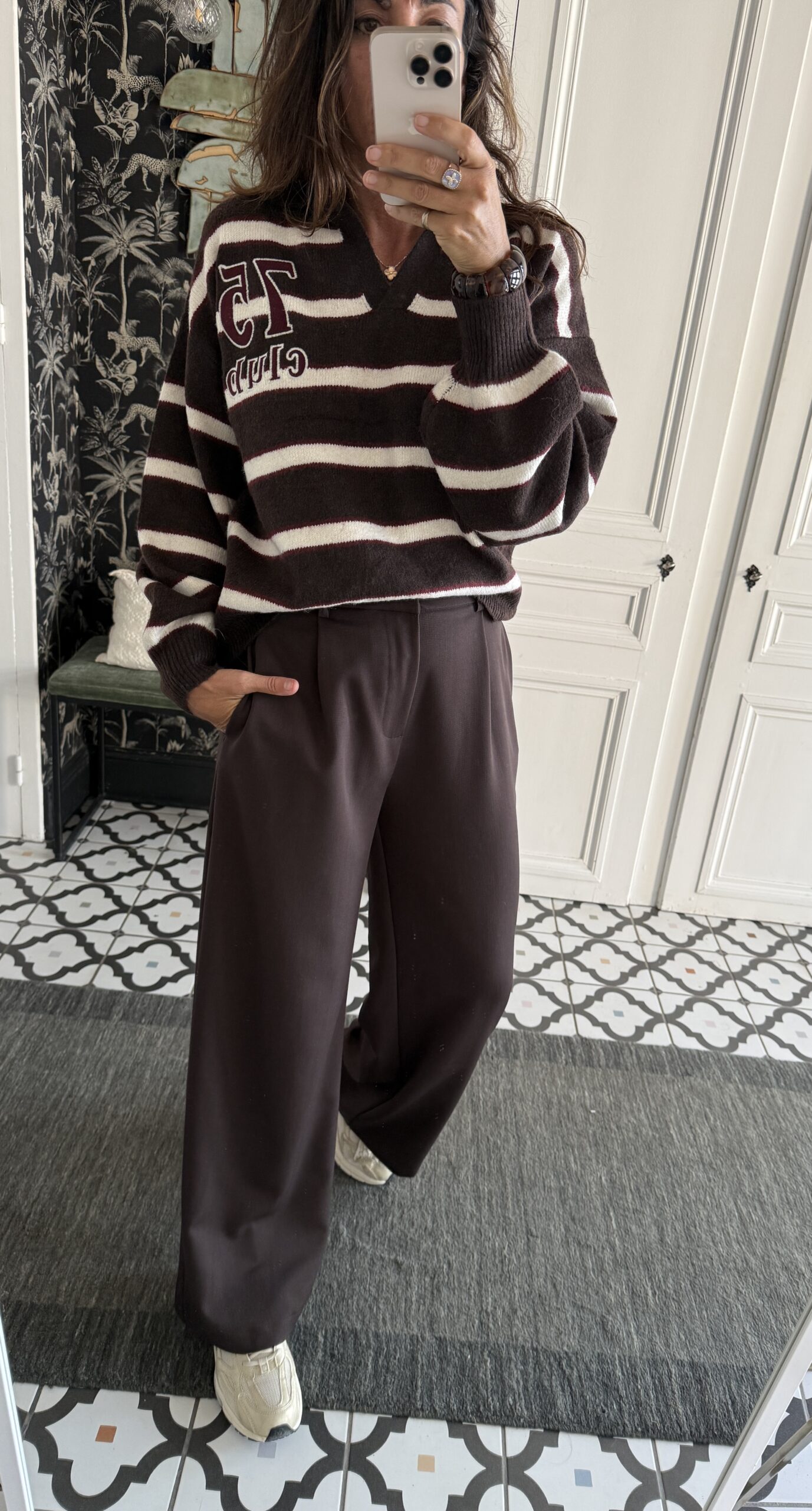 pantalon paul chocolat