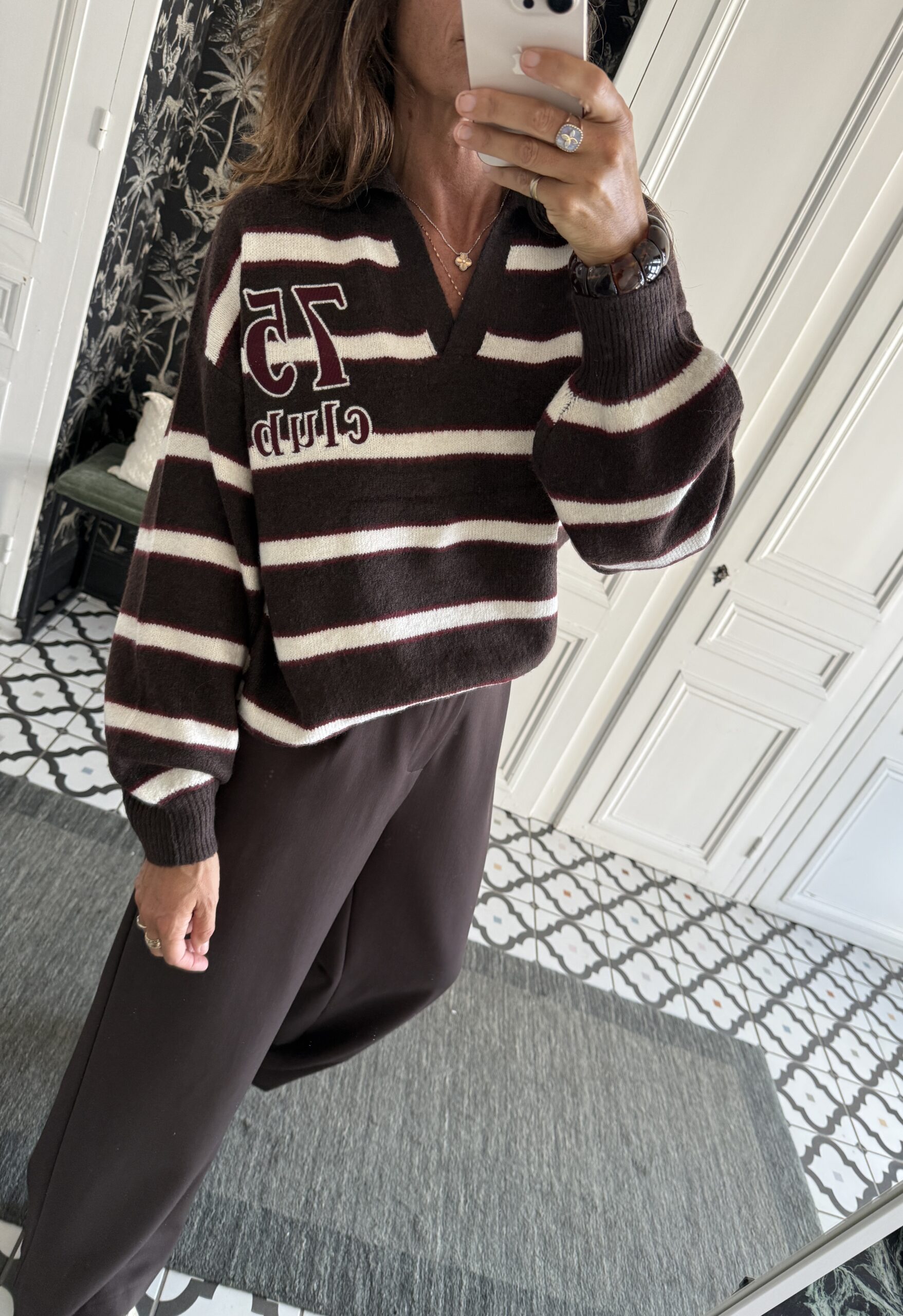 pantalon paul chocolat
