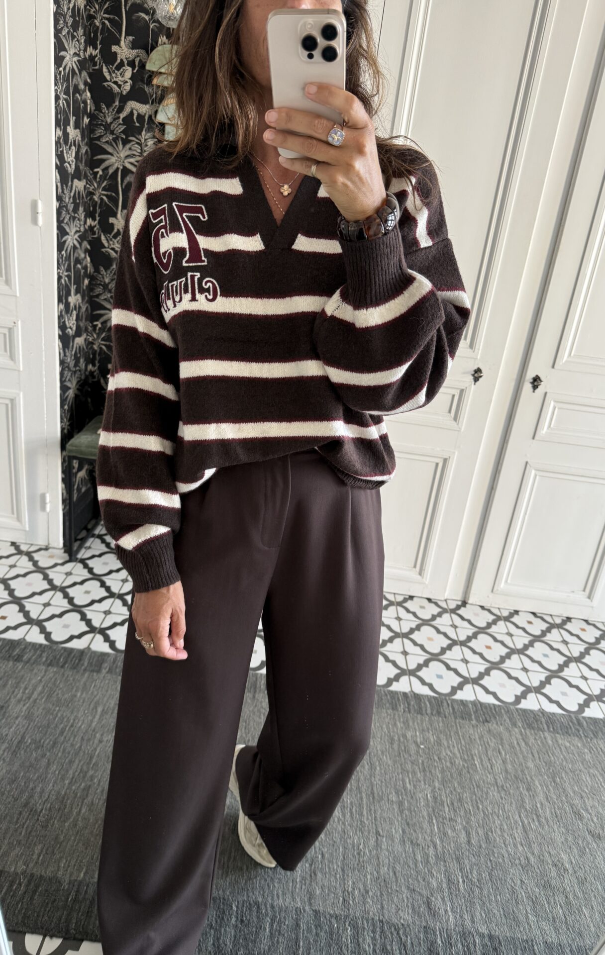 pantalon paul chocolat