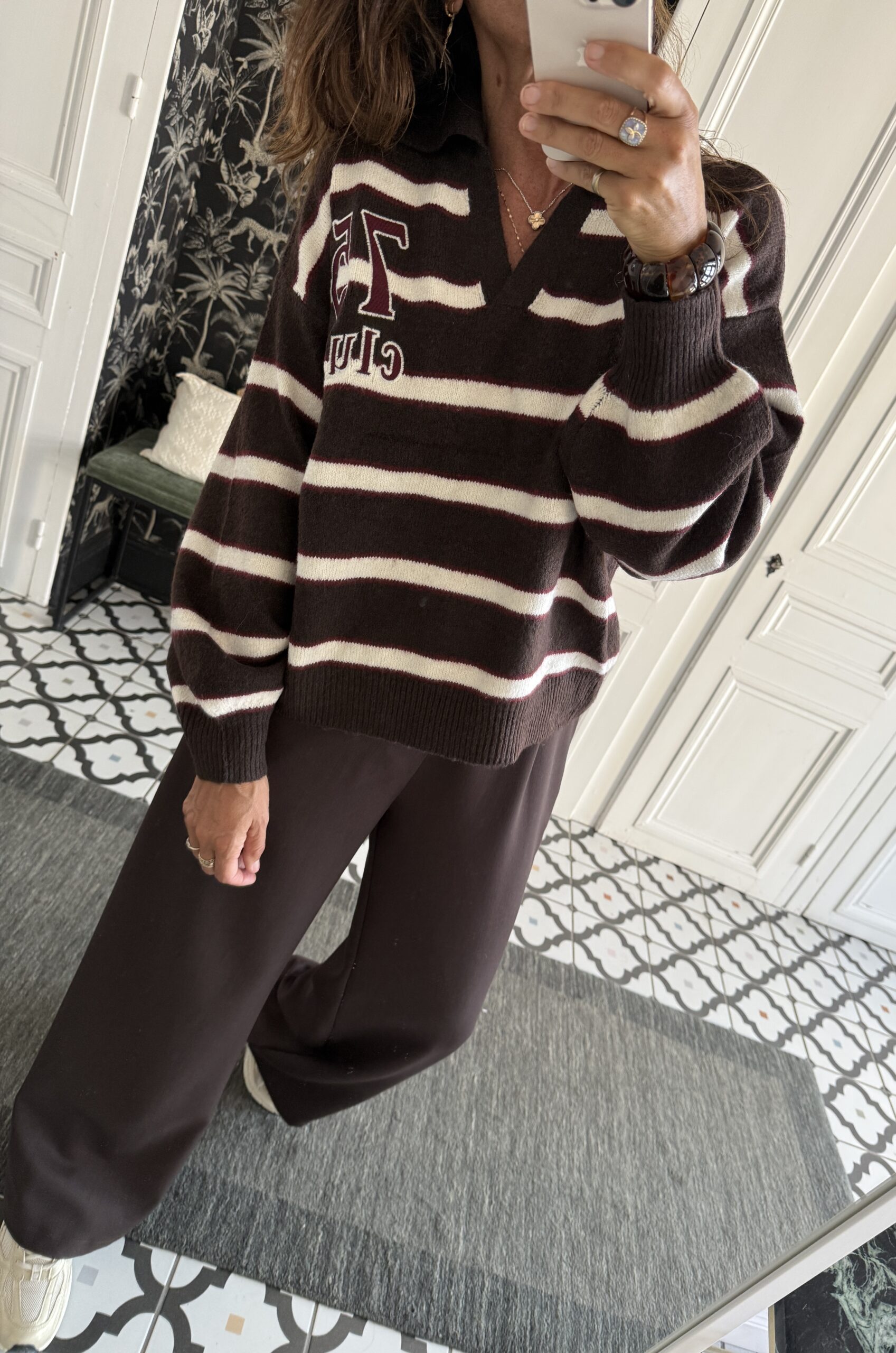 pantalon paul chocolat