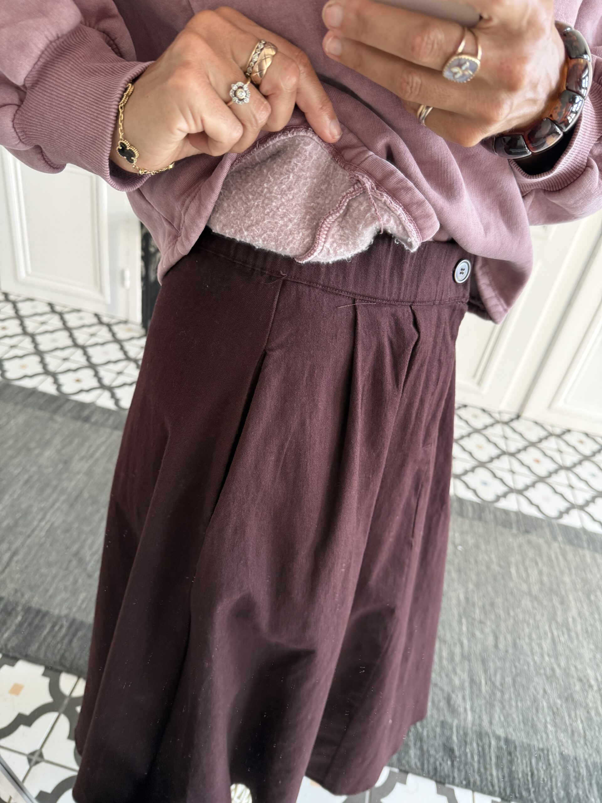 pantalon paul chocolat
