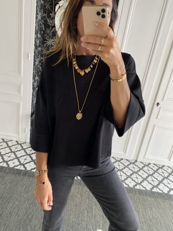pull capuche mohair corail