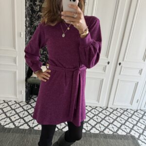 robe debo maille noir