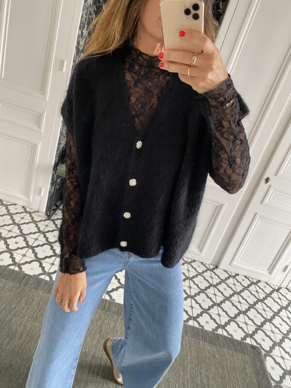 top dentelle noir