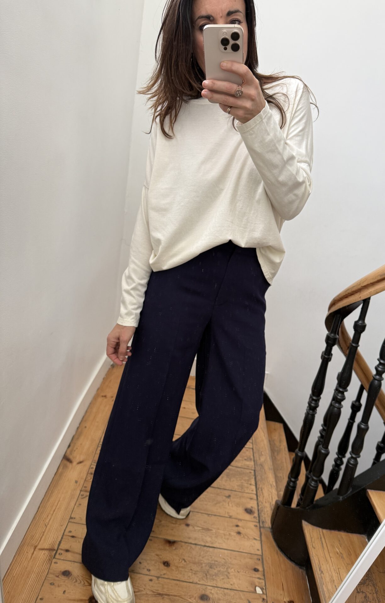 tee shirt rayé arty social club rose pale