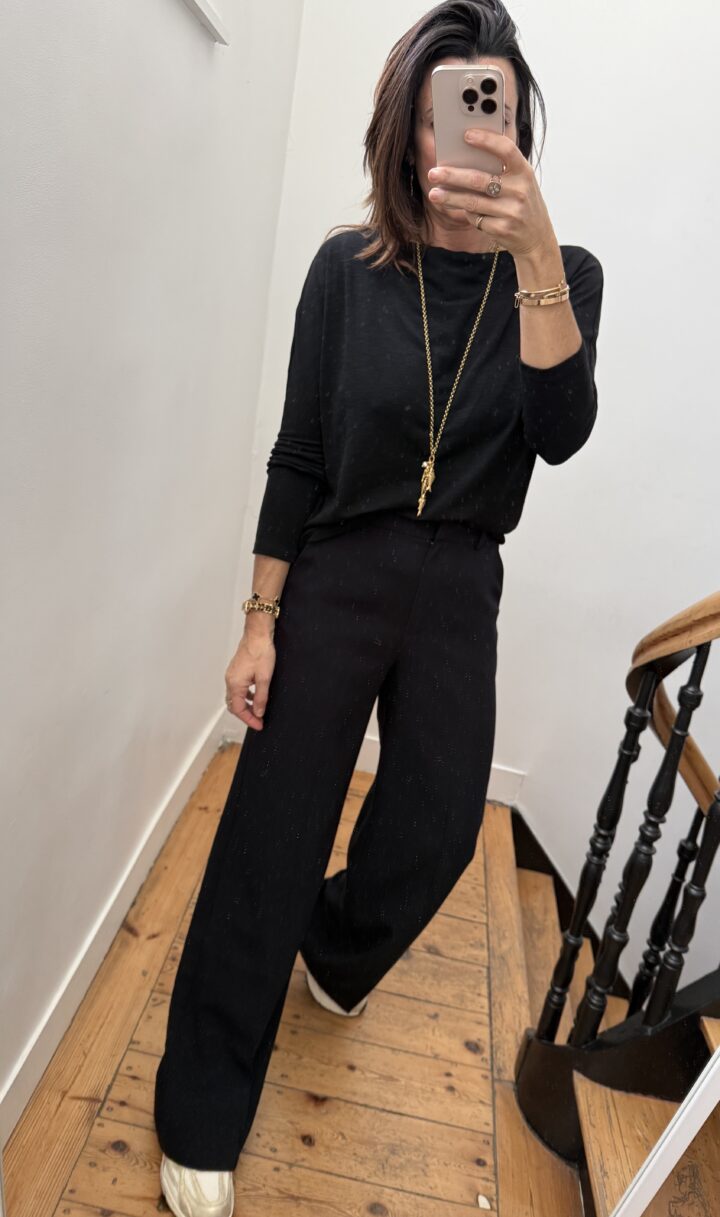 tee shirt rayé arty social club rose pale