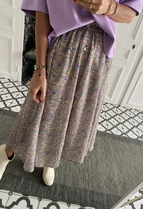 jeans oraije violette blanc