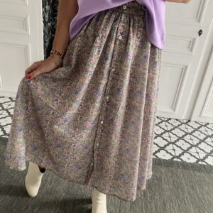 jeans oraije violette blanc