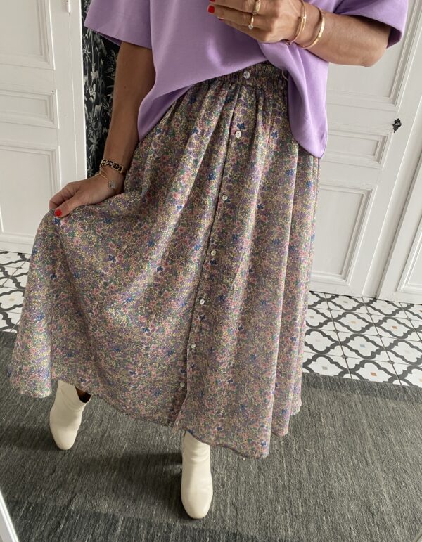 jeans oraije violette blanc