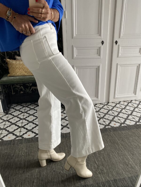 jeans oraije violette blanc