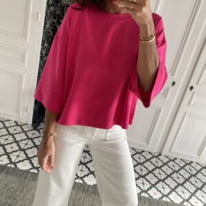 jeans oraije violette blanc