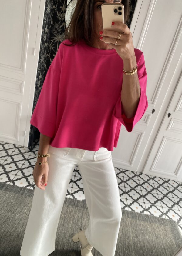 jeans oraije violette blanc