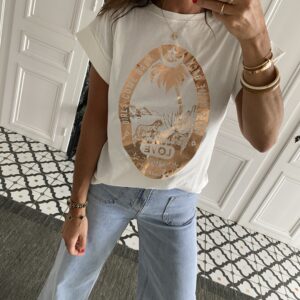 tee shirt adore angelin jaune