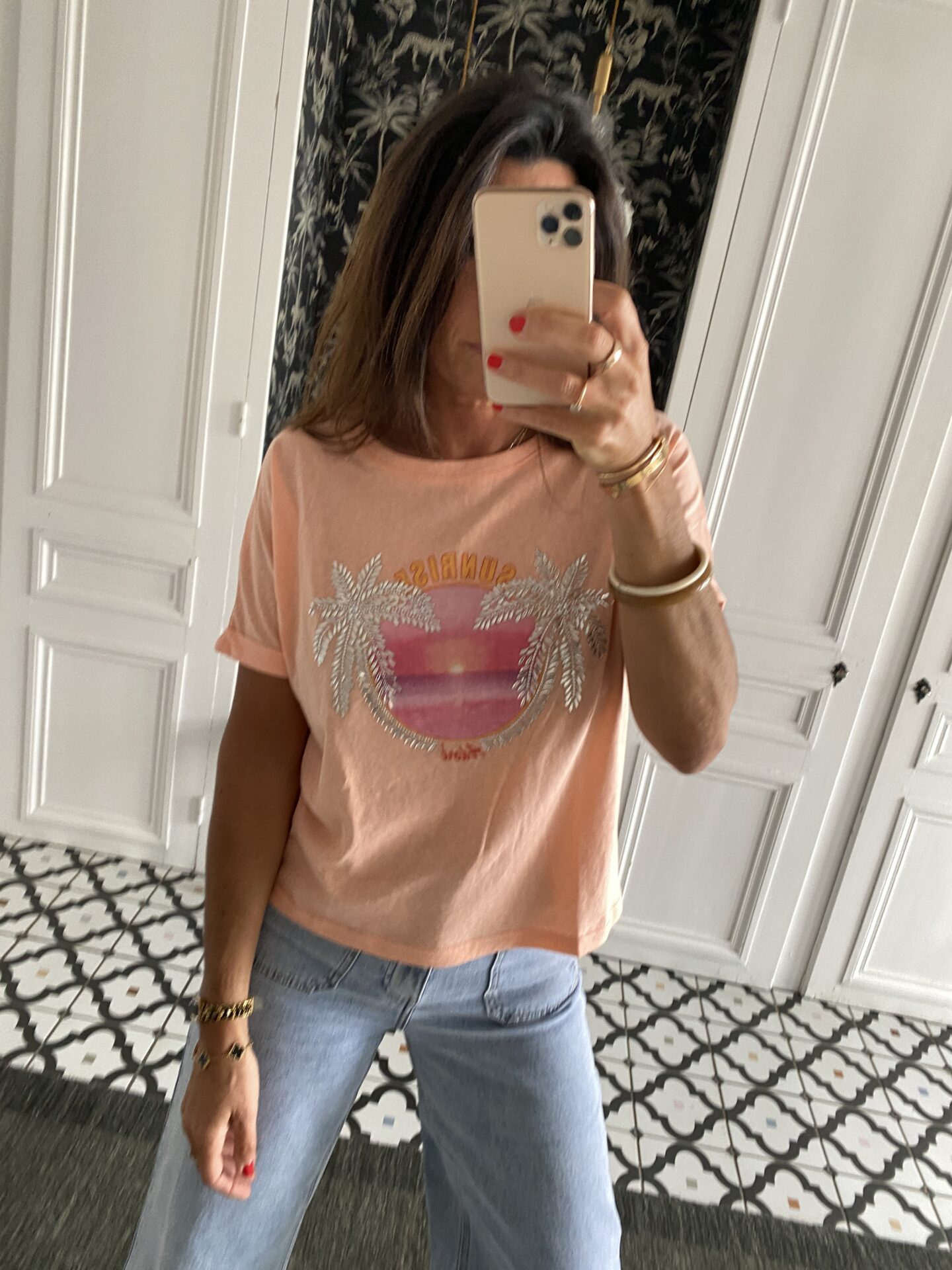 tee shirt adore angelin jaune