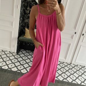 pantalon pinces fluide marine