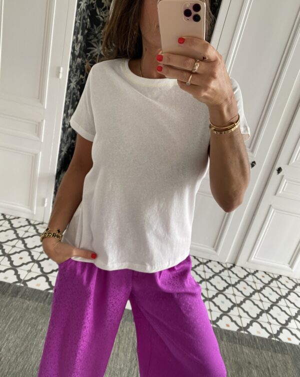sweat fluide manches courtes vert