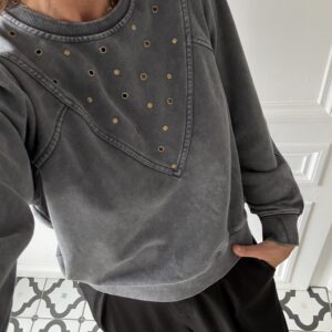 sweat gris clous