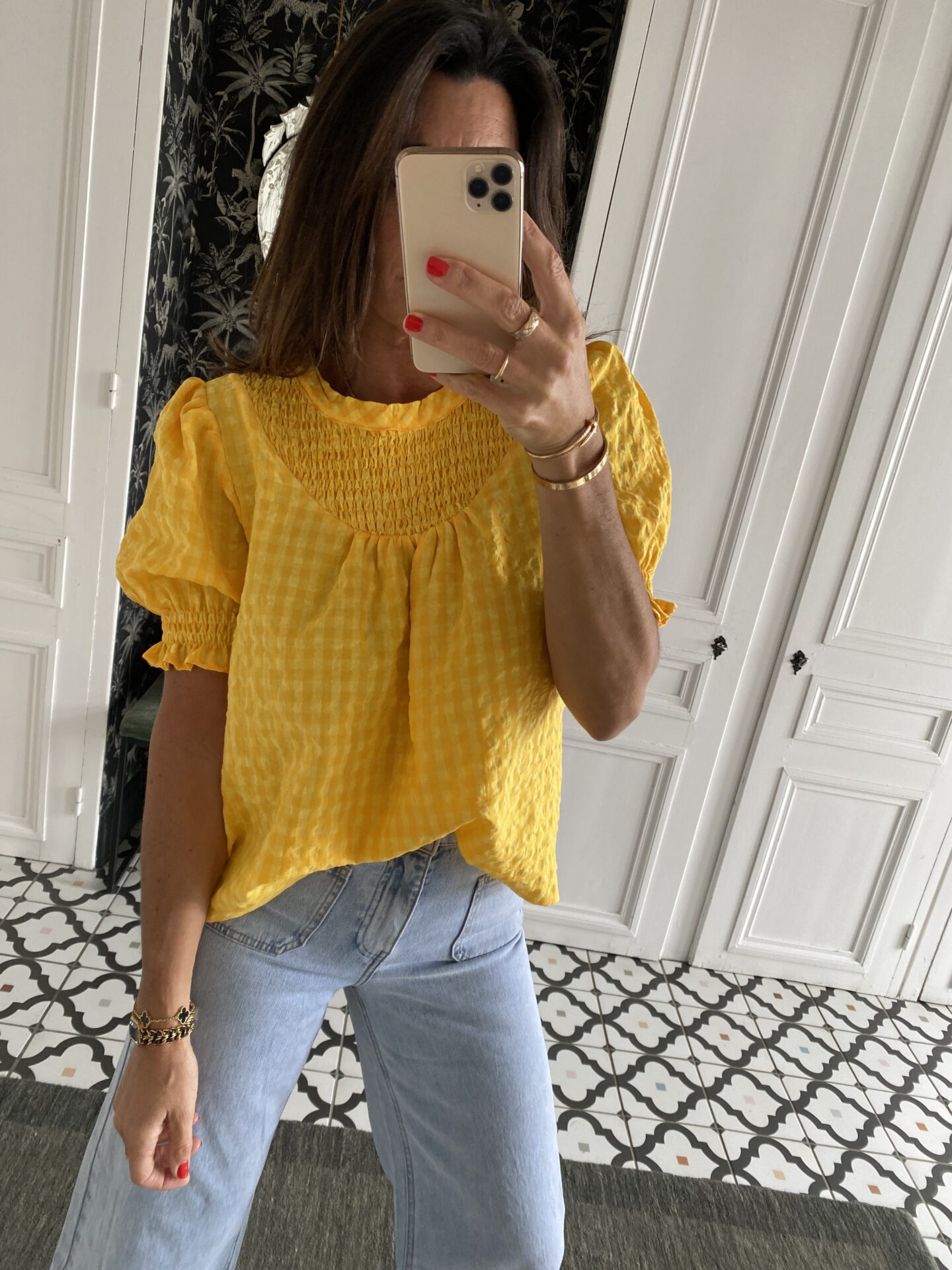 sweat fluide manches courtes vert