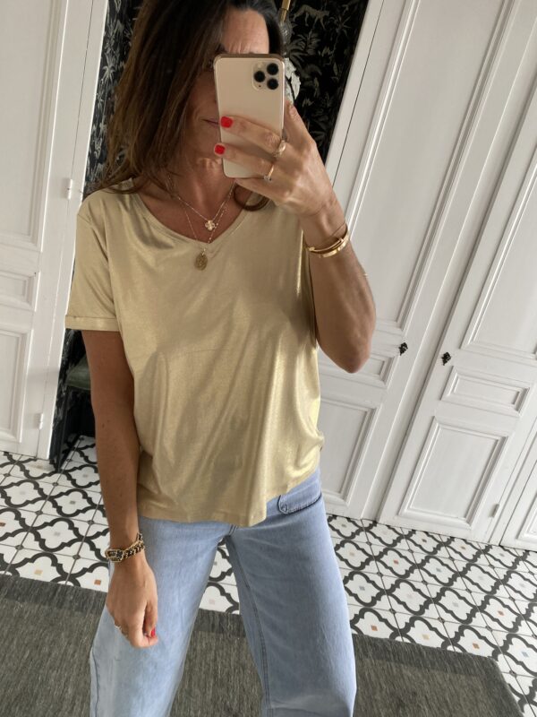 sweat fluide manches courtes vert