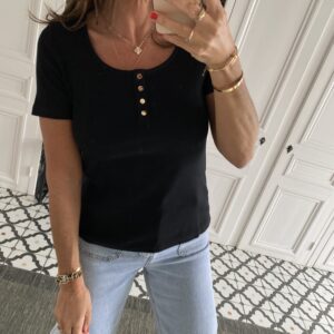 sweat fluide manches courtes vert