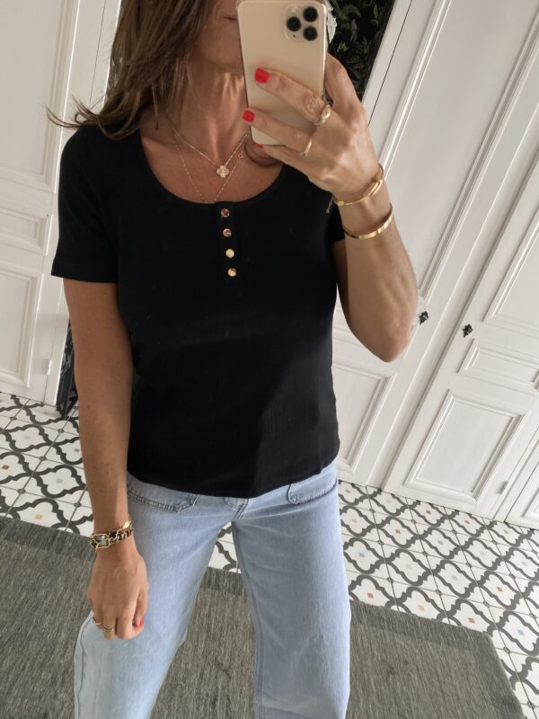 sweat fluide manches courtes vert