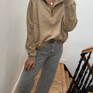 jeans oraije colombe gris 7/8ème