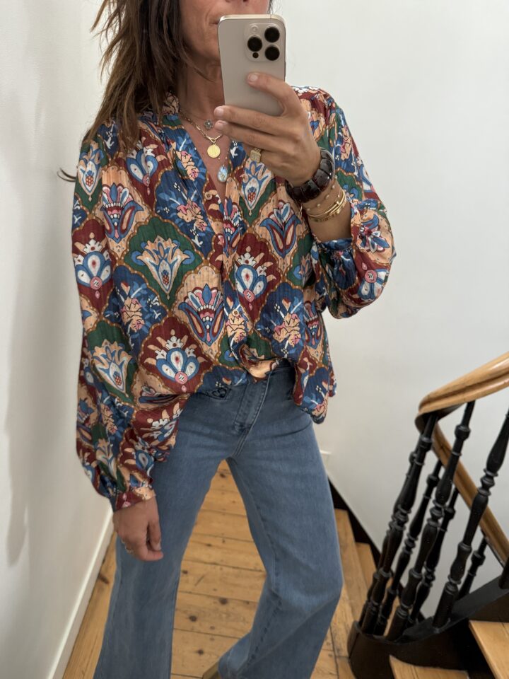 jeans oraije colombe gris 7/8ème