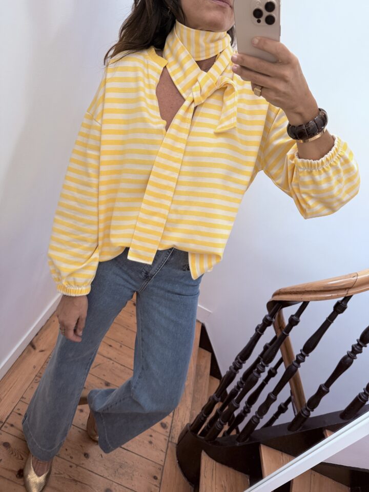 jeans oraije colombe gris 7/8ème