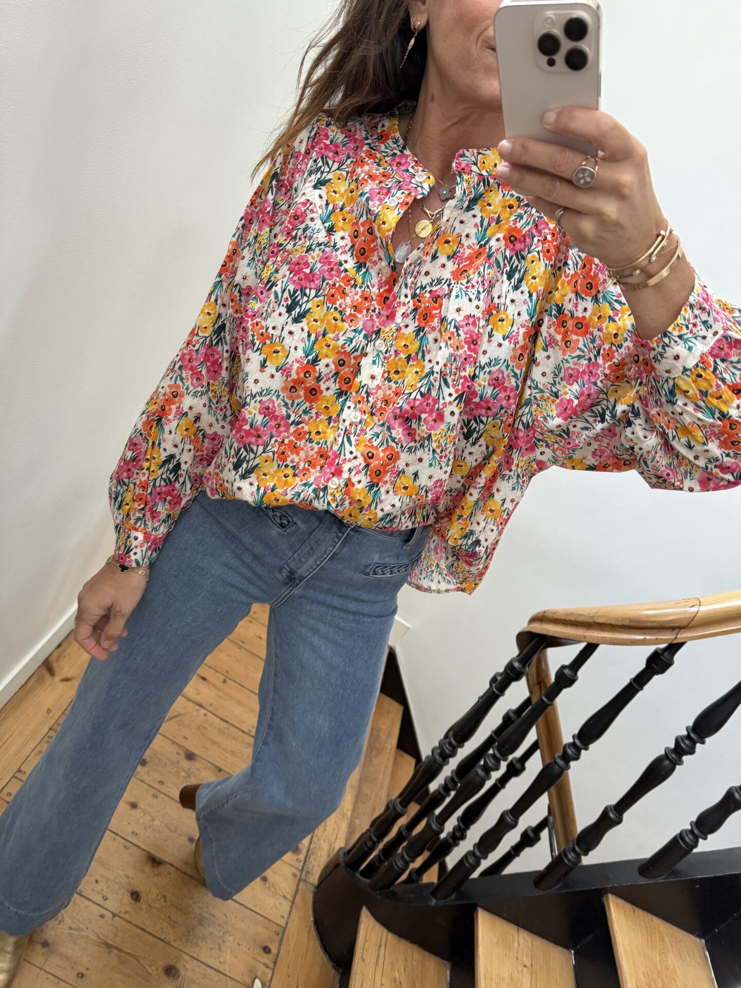 pull doux manches courtes vert