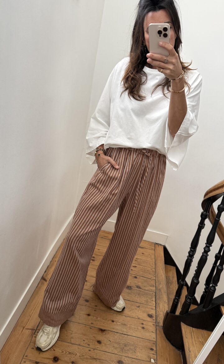 pull doux manches courtes vert