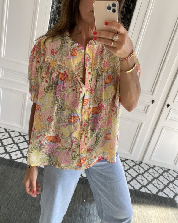 chemise multico manches courtes