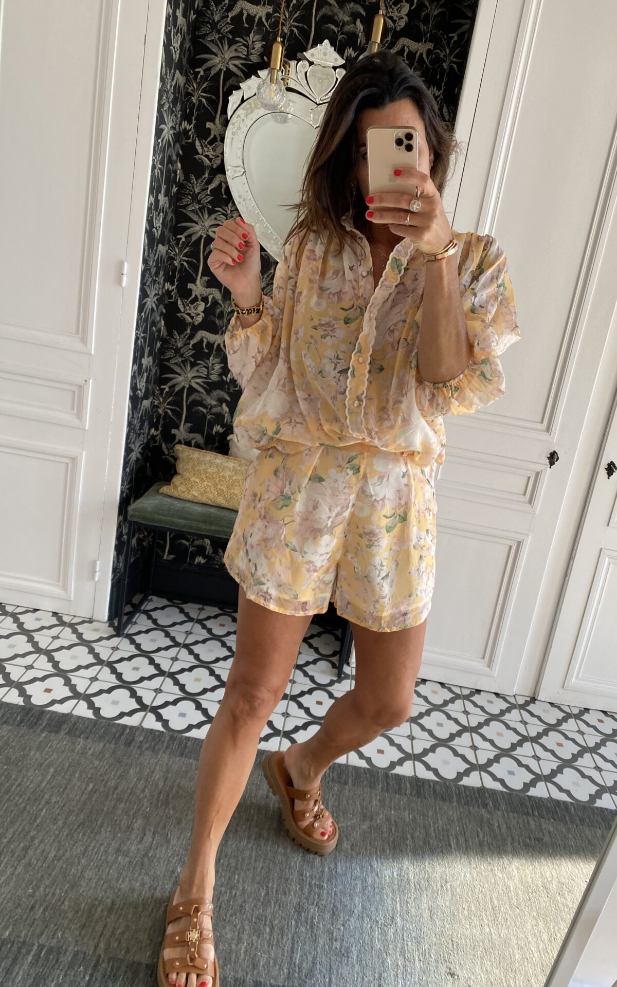chemise multico manches courtes