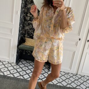 chemise multico manches courtes